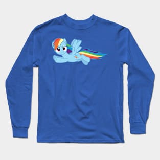 Confused flying Rainbow Dash Long Sleeve T-Shirt